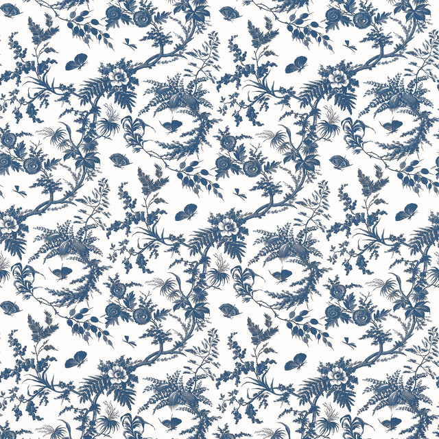 Anna French NEWLANDS TOILE Blue Fabric