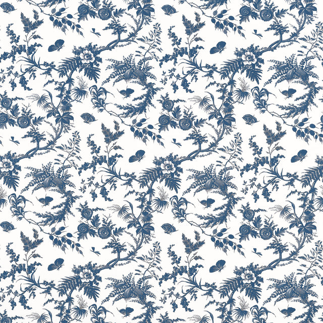 Anna French Newlands Toile Blue Fabric