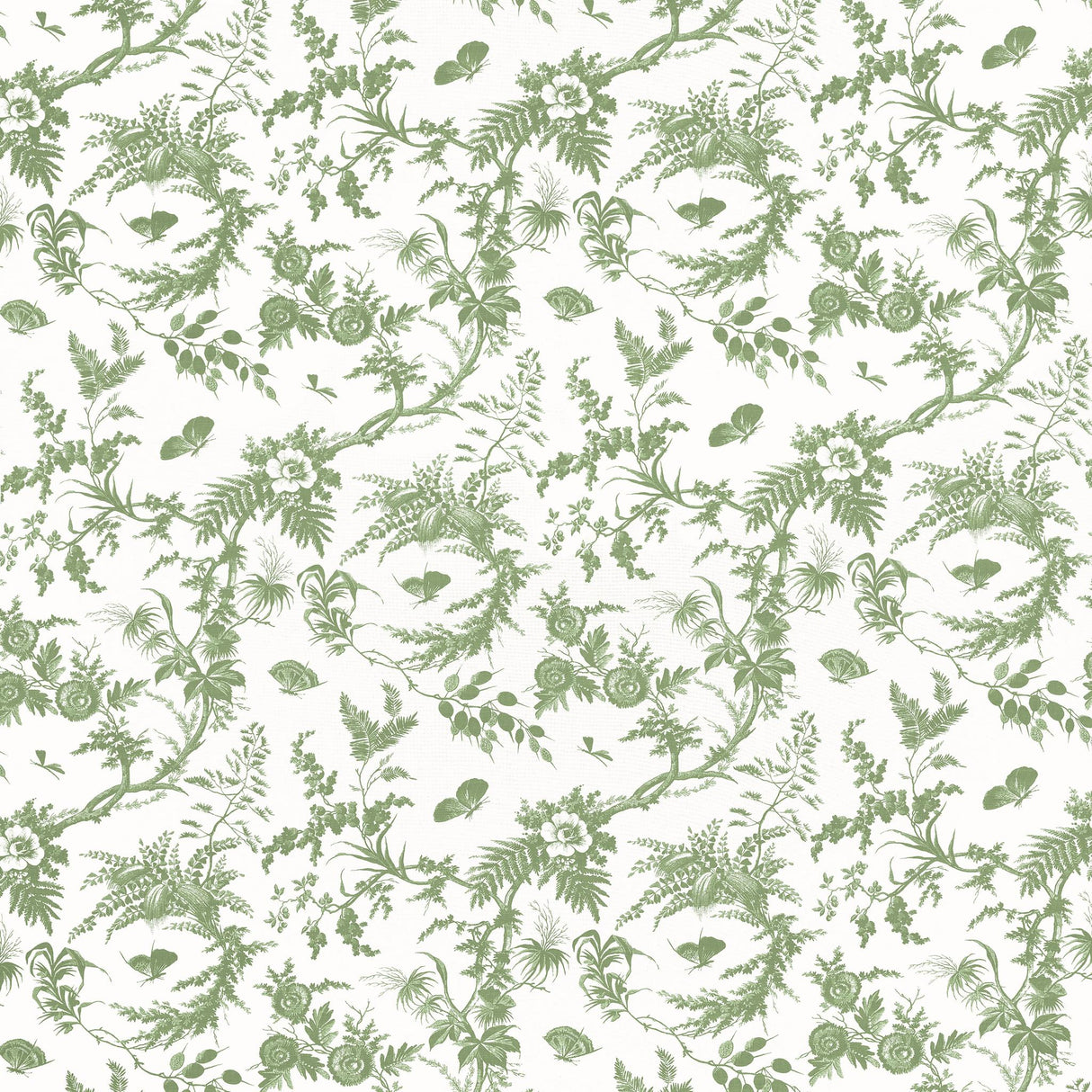 Anna French NEWLANDS TOILE Green Fabric