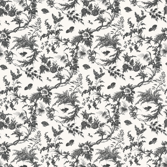Anna French Newlands Toile Black Fabric