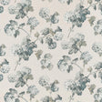 Anna French SUSSEX HYDRANGEA Slate and Linen Fabric