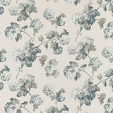 Anna French SUSSEX HYDRANGEA Slate and Linen Fabric