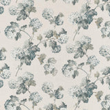 Anna French Sussex Hydrangea Slate And Linen Fabric