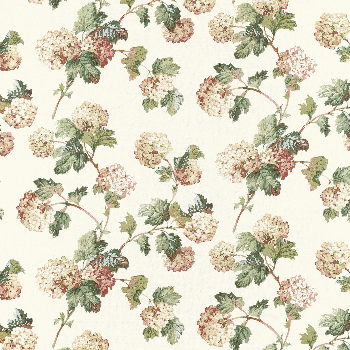 Anna French SUSSEX HYDRANGEA Soft Gold Fabric