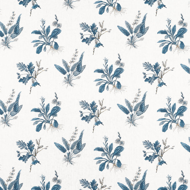 Anna French WOODLAND Blue Fabric