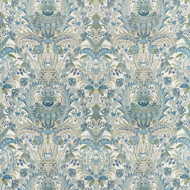 Anna French NARBETH Blue and Green Fabric