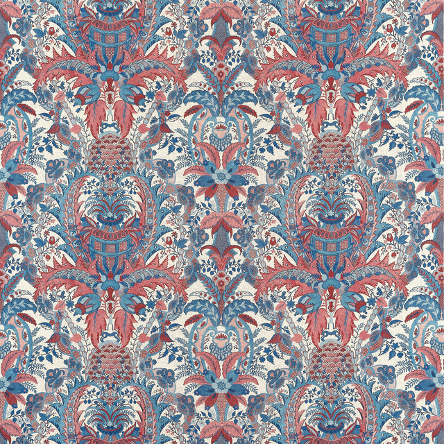Anna French Narbeth Red And Blue Fabric