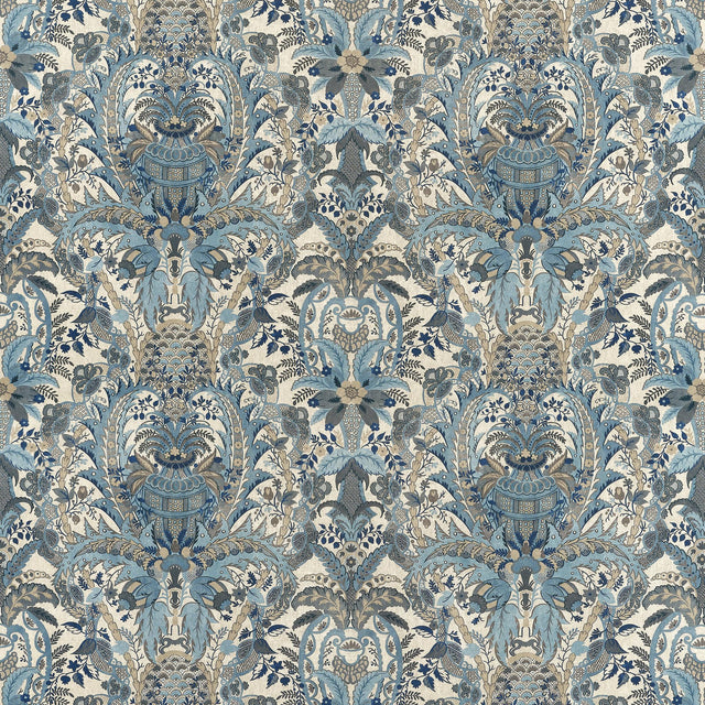 Anna French NARBETH Slate and Grey Fabric