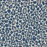 Anna French African Leopard Navy Fabric
