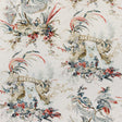 Anna French Moorea Cream On Coral Fabric