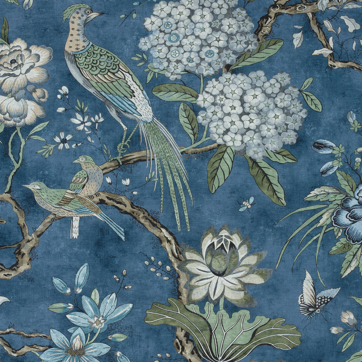Anna French Villeneuve Navy Fabric
