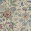 Anna French Cleo Plum And Blue On Flax Fabric