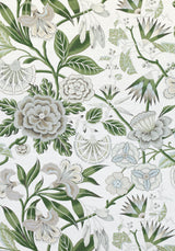 Anna French CLEO Green and White Fabric