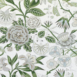 Anna French Cleo Green And White Fabric