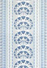 Anna French CAIRO Blue and White Fabric