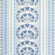 Anna French Cairo Blue And White Fabric