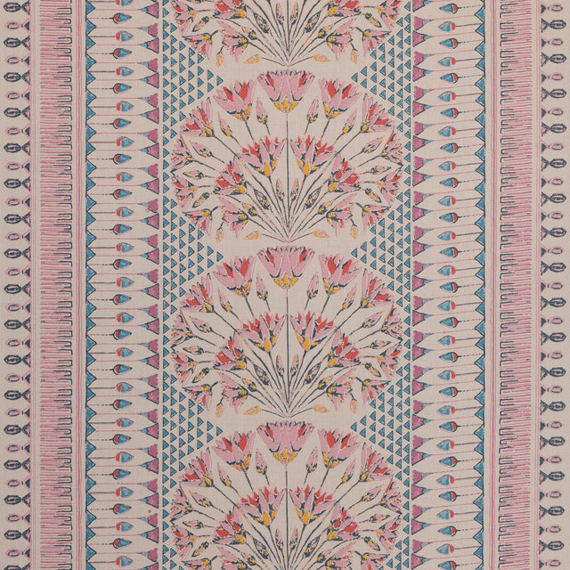 Anna French Cairo Pink And Coral Fabric