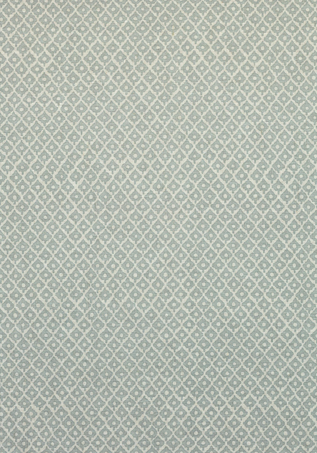 Anna French PETIT ARBRE Spa Blue on Flax Fabric
