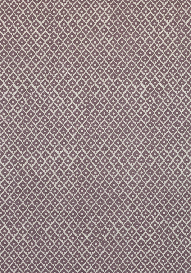 Anna French PETIT ARBRE Plum and Flax Fabric