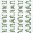 Anna French Herriot Way Embroidery Green On White Fabric