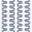 Anna French Herriot Way Embroidery Navy On White Fabric