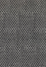 Anna French PETIT ARBRE Black on Flax Fabric