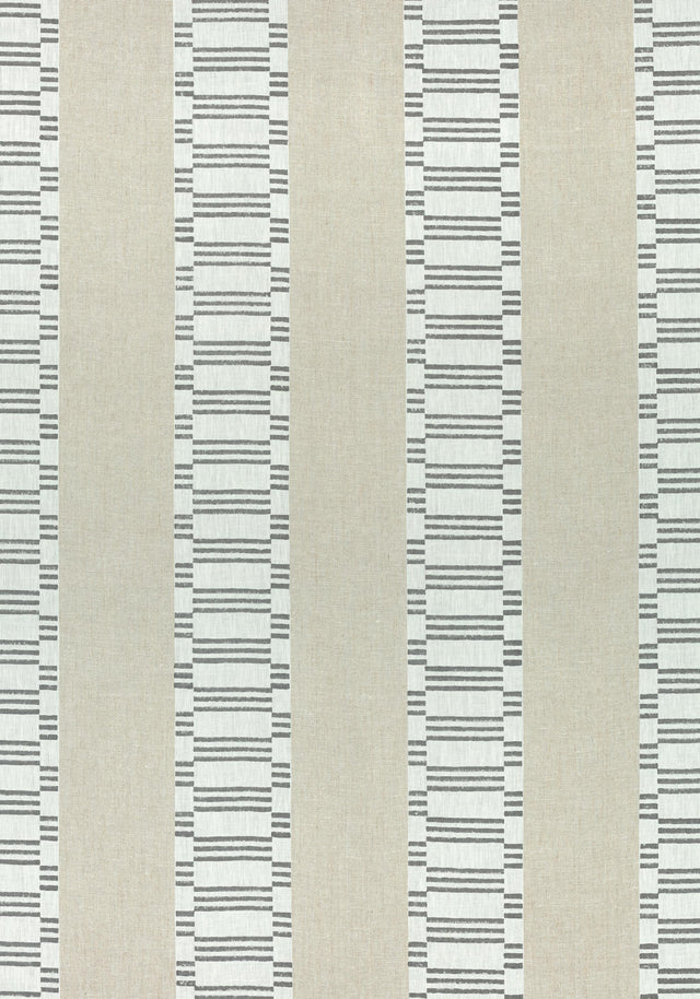 Anna French JAPONIC STRIPE Grey Fabric