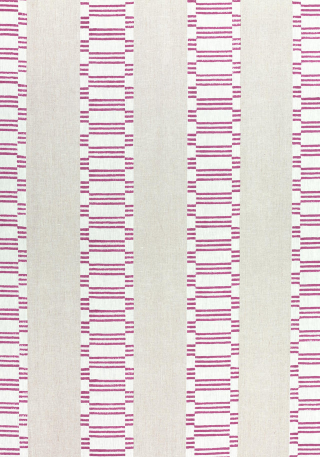 Anna French JAPONIC STRIPE Fuchsia Fabric