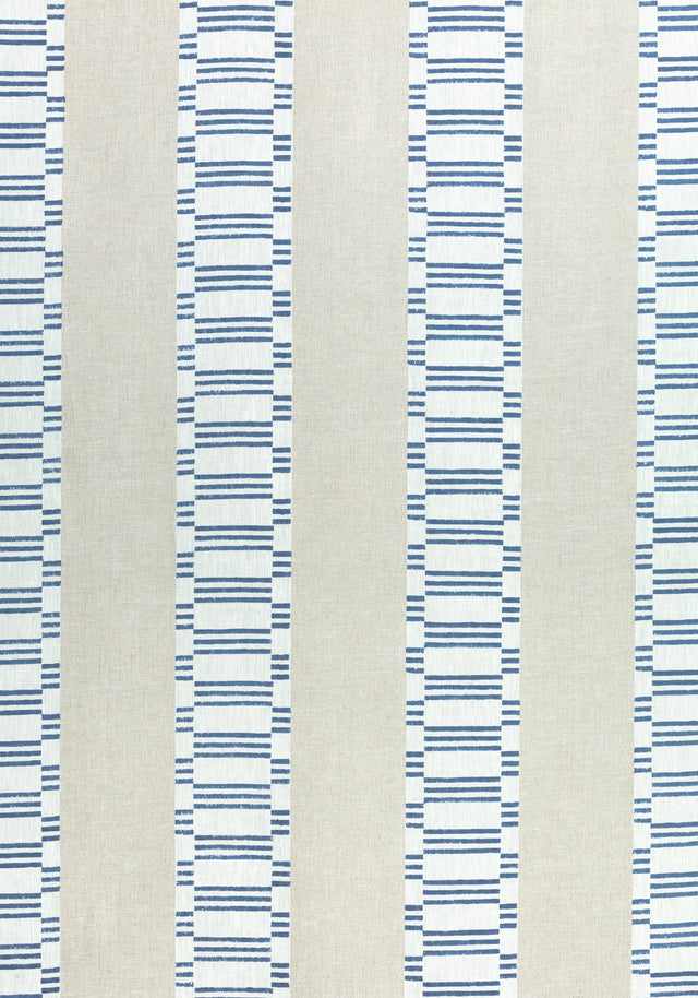 Anna French JAPONIC STRIPE Navy Fabric