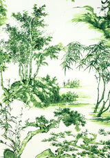 Anna French KYOTO Emerald Green Fabric