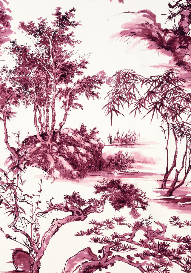 Anna French KYOTO Fuchsia Fabric