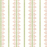 Anna French Fern Stripe Blush Wallpaper