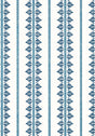 Anna French FERN STRIPE Navy Wallpaper