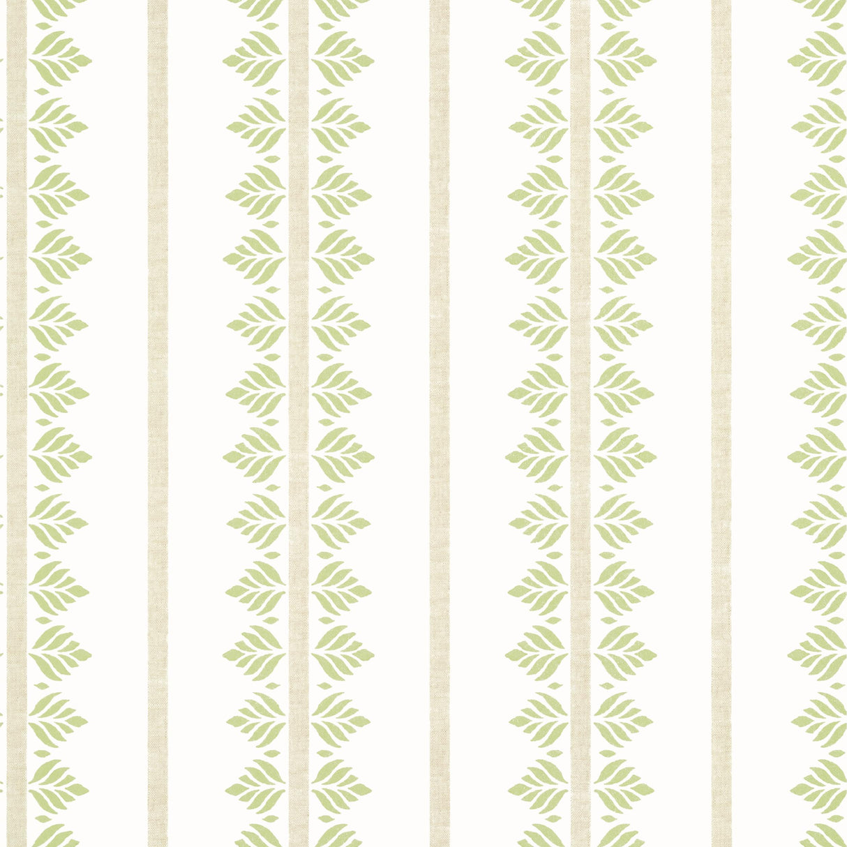 Anna French Fern Stripe Green Wallpaper
