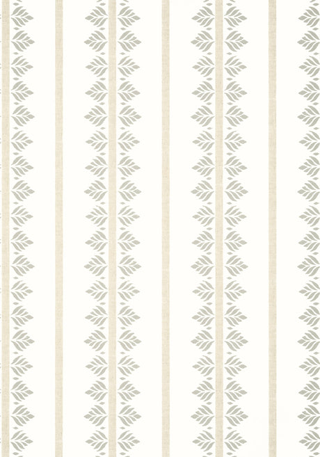 Anna French FERN STRIPE Beige Wallpaper