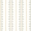 Anna French Fern Stripe Beige Wallpaper