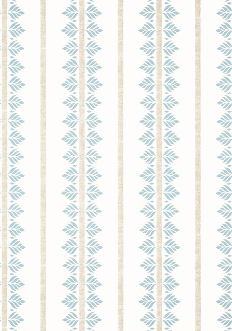 Anna French FERN STRIPE Spa Blue Wallpaper