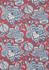 Anna French WESTMONT Red and Blue Wallpaper