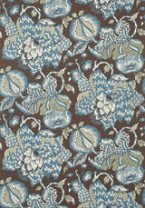 Anna French WESTMONT Brown and Slate Wallpaper