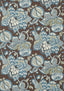 Anna French WESTMONT Brown and Slate Wallpaper
