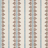 Anna French Fern Stripe Brown And Slate Wallpaper