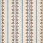 Anna French Fern Stripe Brown And Slate Wallpaper