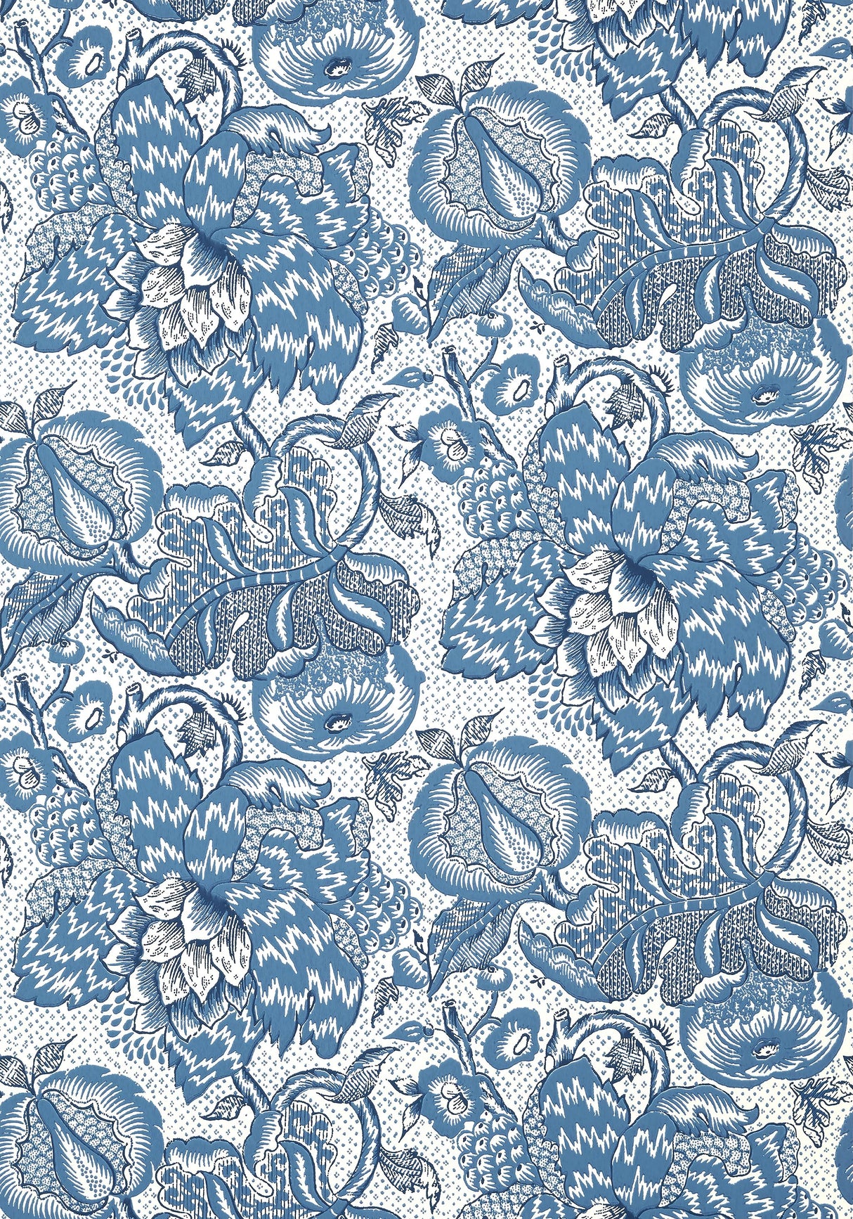 Anna French WESTMONT Blue Wallpaper