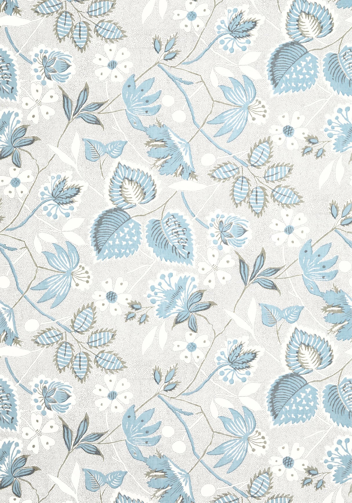 Anna French INDIENNE HAZEL Spa Blue Wallpaper