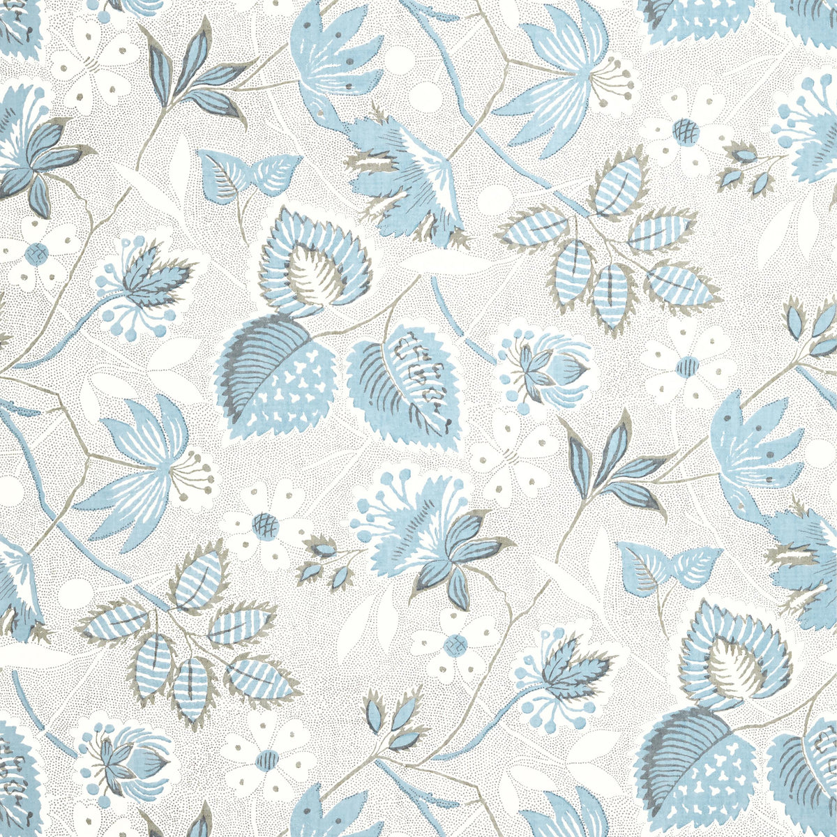 Anna French Indienne Hazel Spa Blue Wallpaper