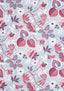Anna French INDIENNE HAZEL Red and Blue Wallpaper