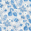 Anna French Indienne Hazel Blue Wallpaper