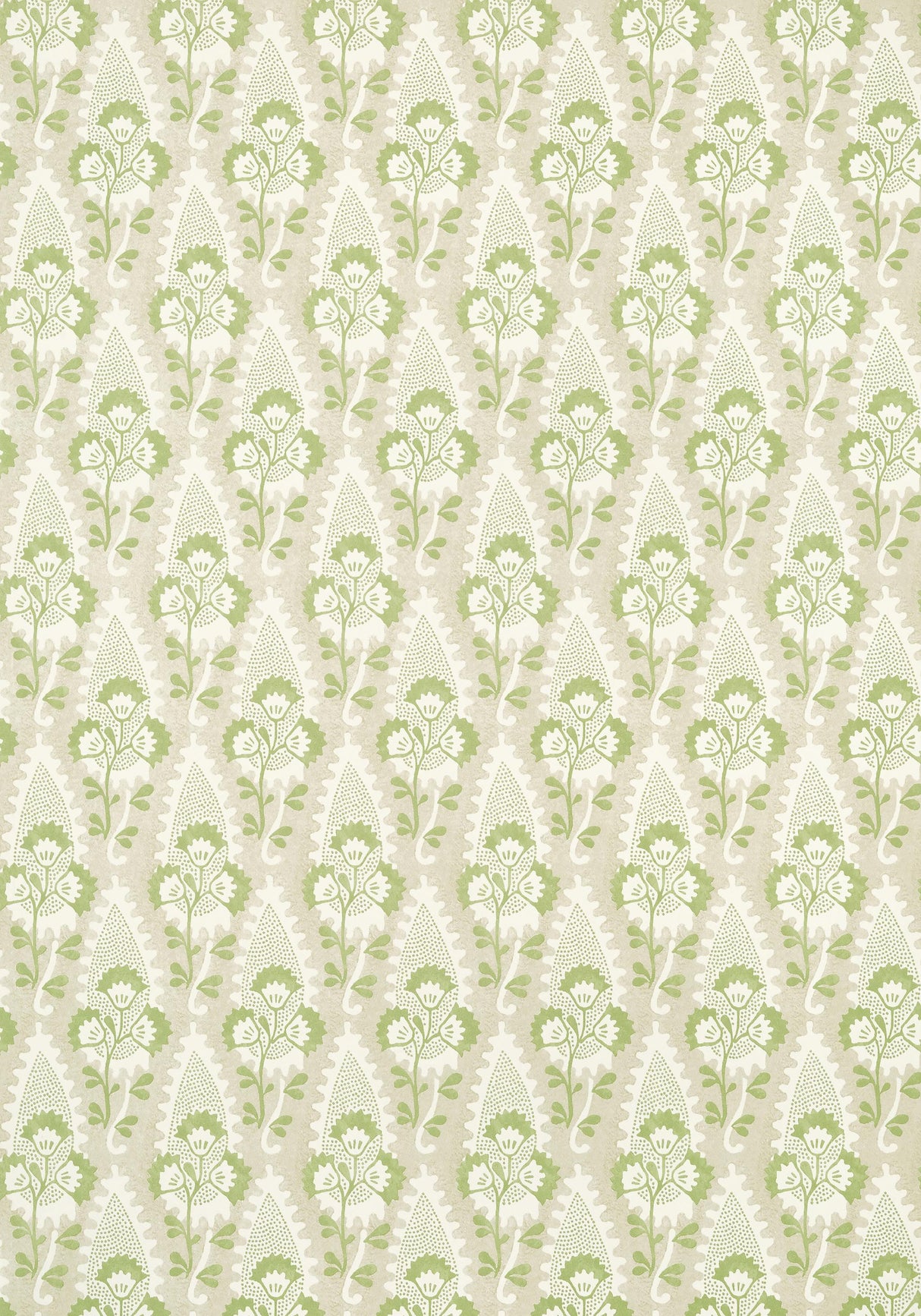 Anna French CORNWALL Green and Beige Wallpaper