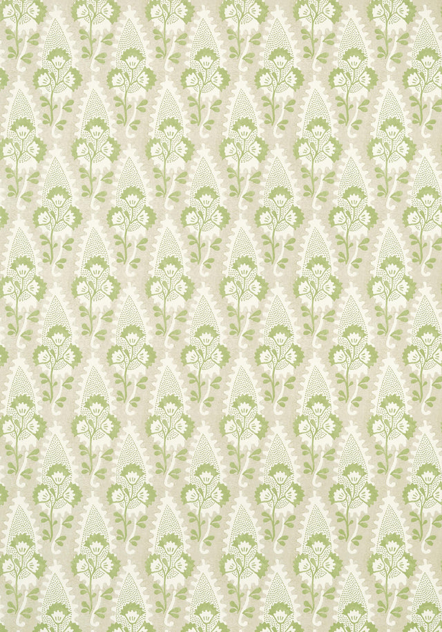 Anna French CORNWALL Green and Beige Wallpaper