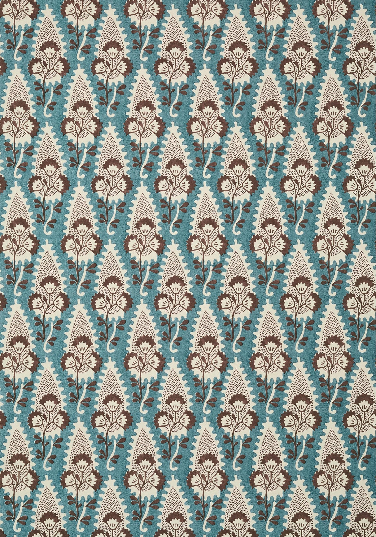 Anna French CORNWALL Brown and Slate Wallpaper